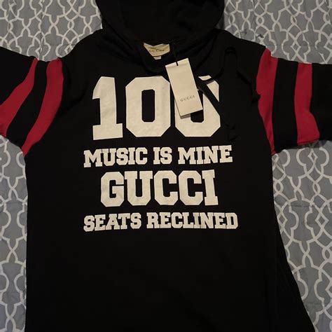 music is mine gucci hoodie|gucci 100 music.